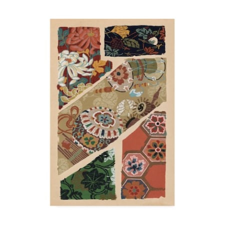 Ema Seizan 'Japanese Textile Design V' Canvas Art,16x24